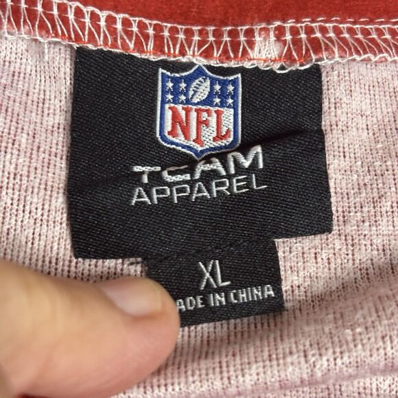 San Francisco 49ers Long Sleeve Holiday Shirt Size XL NFL Team Apparel Ugly Xmas - Picture 5 of 8